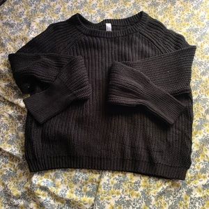 Cropped Fisheman Pullover